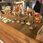 はしもとみお×西村浩幸  絵と木彫展