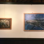 はしもとみお×西村浩幸  絵と木彫展