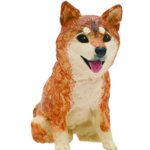 カプセルトイ  『はしもとみお 犬の彫刻』