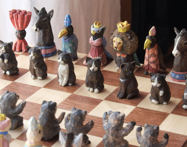 はしもとみお/ 世界にひとつの木彫り展